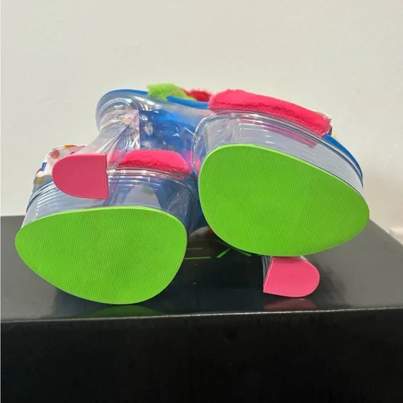 NIB Dolls Kill / Club Exx Chuckle Charm Platform Heels - Picture 9 of 10